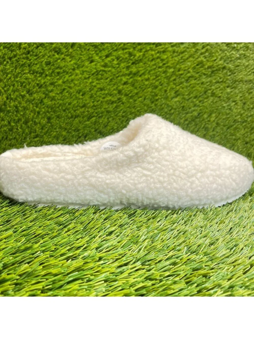 Allbirds Wool Slipper Fluff Mens Size 10 Cream Casual Comfort Slip On Shoes